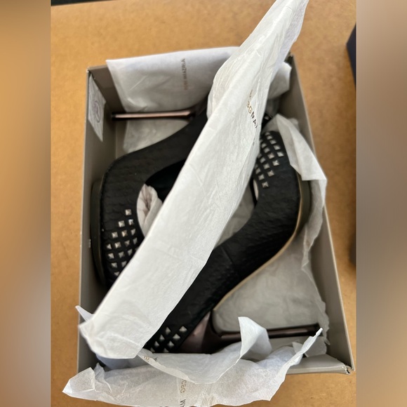 MA-PIATRA,  BLACK GLAZED PYTHON,  8.5 medium width, - Picture 9 of 10